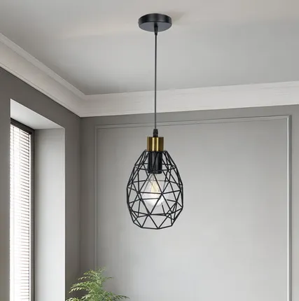 Фото №0 Светильник подвесной Brilliant light XA3356-1 Е27, черный