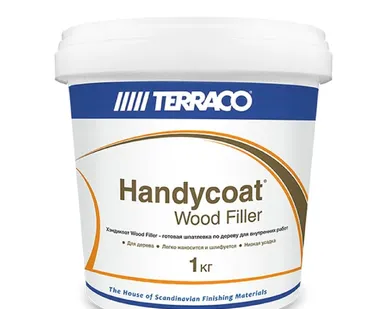 фото Готовая шпаклевка по дереву Terraco Handycoat Wood Filler 5 кг (72 шт/пал)