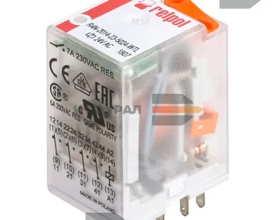 фото Реле R4-2014-23-5024-WTL 24V AC 6A (4 группы контактов)