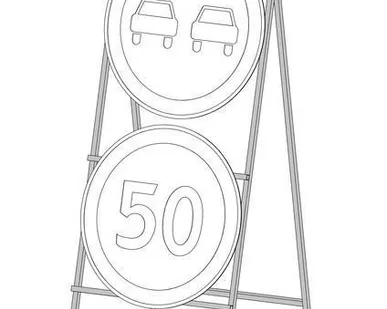 фото Опоры дорожных знаков на автомобильных дорогах