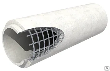 фото Железобетонные напорные трубы