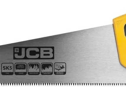 Фото №0 Ножовка JCB по дереву, полотно из стали SK5, 3-х гранные зубья, 375мм