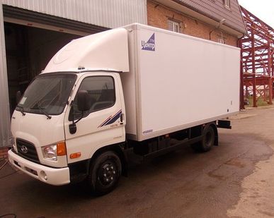 фото Грузовик Hyundai HD78 промтоварный фургон
