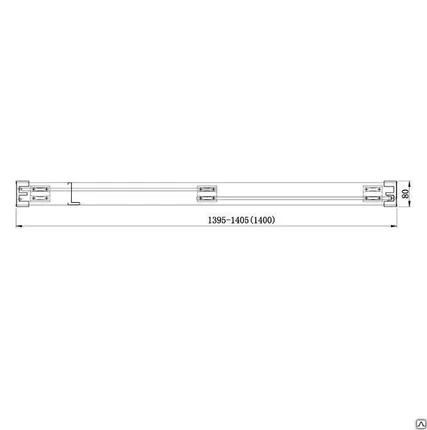 Фото №0 Душевая дверь Aquanet Delta NPD6122 140
