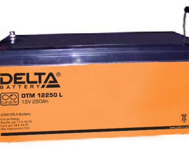 фото Аккумулятоp Delta DTM L 12250 [ 12В, 250Ач ]
