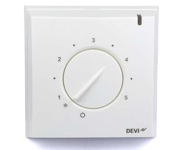 фото Терморегулятор Devireg D-130 накладной с датчиком пола 16А DEVI 140F1010