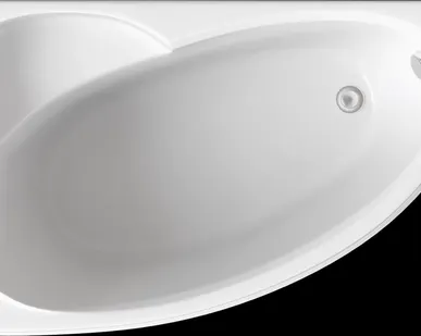фото BAS Сагра 160*100 ванна акриловая ассиметричная