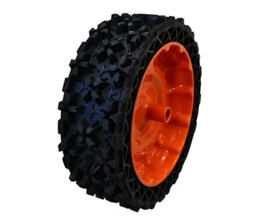 фото Колесо снегоуборщика 13*4.1 полиуретан, втулка 19мм INKAM