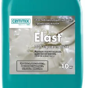 фото Клей пва строительный Elast 3 кг.