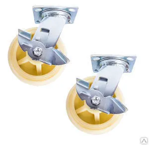 Фото №0 Колесо c боковым тормозом полипропилен TOR (C550B/PP1542CB3) 150мм