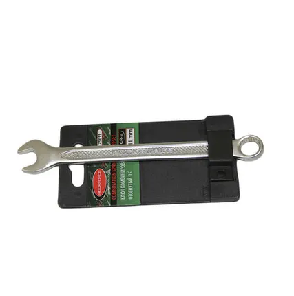 Фото №0 Автоаксессуары ROCKFORCE Ключ комбинированный ROCKFORCE RF-75611 "Profi" 11мм, на пластиковом держателе