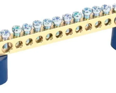 фото Шина нулевая ШНИ-6х9-12 У2-С на 2-х. угл. изол. ИЭК YNN10-69-12C2-K07