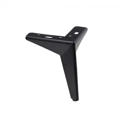 Фото №0 Опора меб. мет. HELLY h100 угловая черный AKS