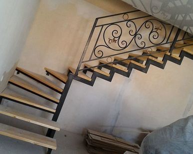 фото Лестница кованая