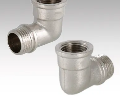 фото Угольник никелированный внутренняя/наружная резьба 25 (1&quot;)