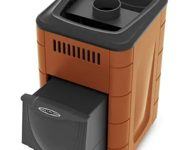 фото Печь для бани ТМФ Компакт 2017 Carbon дверца антрацит терракота