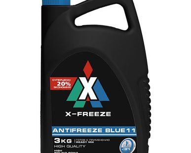 фото Антифриз X-Freeze Blue (синий) 3 кг 430206093