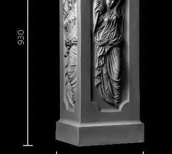 фото Тумбы для лестниц и ограждений из стеклокомпазита.