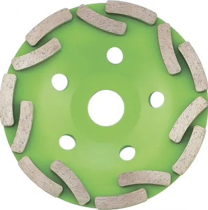 Фото №0 Чашка алмазная зачистная 125мм, двухрядная (72955) (СИБРТЕХ)