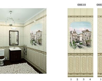 фото Панель ПВХ PANDA (250х2700х 8)  Рим / Панно