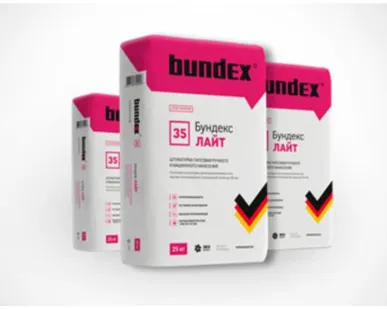 фото Штукатурка гипсовая Bundex лайт