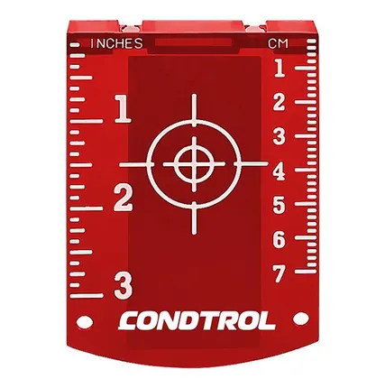Фото №0 Магнитная мишень для лазерного нивелира (красная)