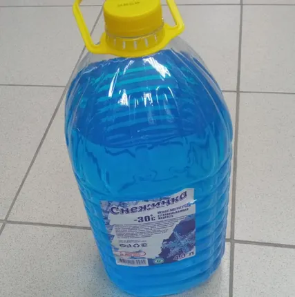 Фото №0 Жидкость стеклоомывающая зимняя незамерзающая Снежинка 4л.