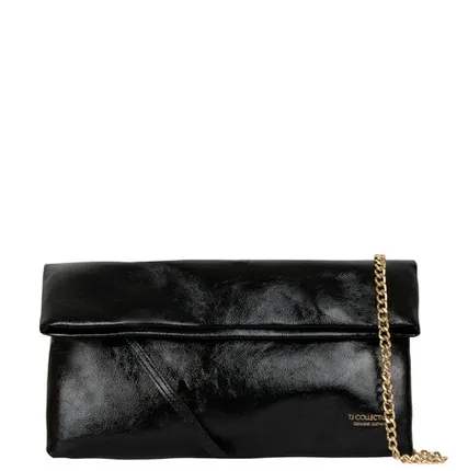 Фото №0 Черная сумка-трансформер Сантия из лаковой кожи TJ COLLECTION YB 5225014 BLP