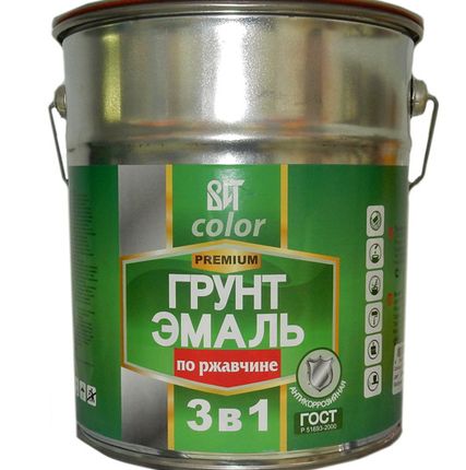 Фото №0 Грунт -эмаль по рж синяя ВИТ 20 кг