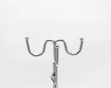 фото Стойка на кассу, вращающаяся, с регулировкой по высоте 380-780мм, основание 170мм, хром