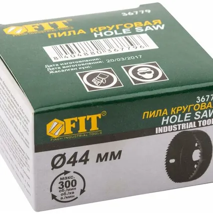 Фото №0 FIT Пила круговая инструментальная сталь 44 мм FIT 36779