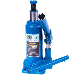 Фото №0 Домкрат гидравлический TOR ДГ-8 г/п 8,0 т (в пластиковом кейсе)