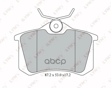 фото Колодки Тормозные Дисковые | Зад | LYNXauto арт. BD1206