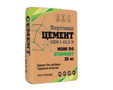 фото Цемент М500 Д0 мешок 25 кг