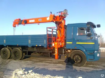 Фото №0 Кран-манипулятор КМУ SOOSAN 736 г/п 7 тн. КАМАЗ 65117