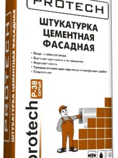 фото Штукатурка фасадная ПРОТЕК Р-38 25 кг