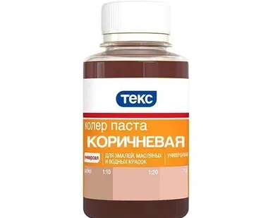 фото Колорант Текс №13 универсальный коричневый 0.1 л
