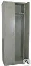 фото Шкаф 2-х секционный раздевальный металл. код 118/2