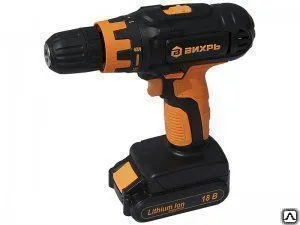 Фото №0 Дрель-шуруповерт аккумуляторная ДА-18Л-2К Вихрь 72/14/9