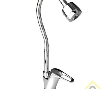 фото Смеситель д/кухни ACCOONA А4850 с гибким изливом Латунь