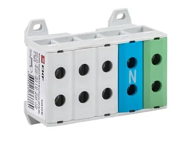 фото Клемма силовая вводная пятиполюсная КСВ 2.5-35 (3P+N+PE) PROxima EKF kvs5-2.5-35