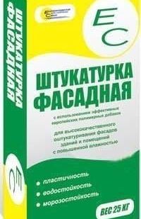 фото Штукатурка ЕС цементная 25 кг/меш