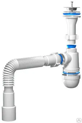 Фото №0 Сифон Ани 1 1/2" *40 с гибкой трубой 40*40 C0505