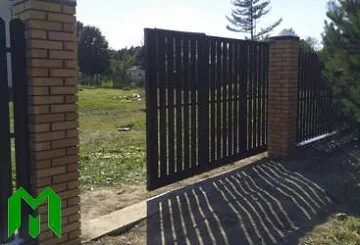 фото Откатные ворота