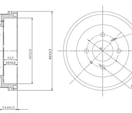 Фото №0 PDR1720 Барабан тормозной