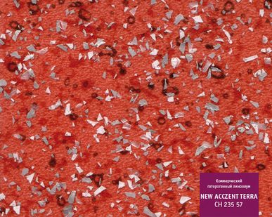 фото Коммерческий ГЕТЕРОГЕННЫЙ линолеум Tarkett NEW ACCZENT TERRA, 200 см