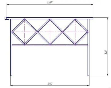 фото Пешеходное ограждение тип 4