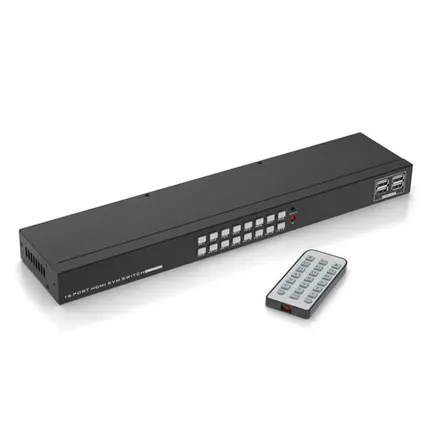 Фото №0 KVM переключатель 4K HDMI + USB на 16 компьютеров Pro-HD