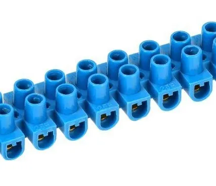 Фото №0 Зажим винтовой ЗВИ-3 н/г 1.0-2.5кв.мм 12пар син. IEK UZV6-003-04