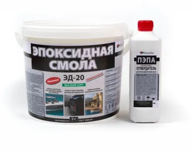 фото Смола эпоксидная ЭД -20